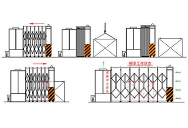 成都環(huán)保設(shè)備公司汽車(chē)移動(dòng)噴烤漆房